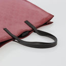 GUCCI GG Canvas Tote Bag Nylon Pink Silver 355732 Auth BA12380-7