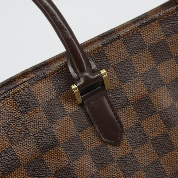 LOUIS VUITTON Damier Ebene Sac Plat Handtas N51140 LV Auth BA12381