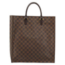 LOUIS VUITTON Damier Ebene Sac Plat Handtas N51140 LV Auth BA12381-13