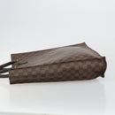 LOUIS VUITTON Damier Ebene Sac Plat Handtas N51140 LV Auth BA12381-4