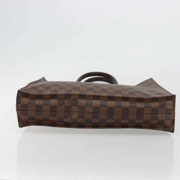 LOUIS VUITTON Damier Ebene Sac Plat Handtas N51140 LV Auth BA12381