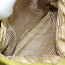 PRADA Tote Bag Nylon Green Gold Auth BA12382-24