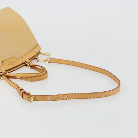 LOUIS VUITTON Vernis Blair MM Hand Bag 2way Rose Florentin M91621 Auth BA12384