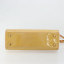 LOUIS VUITTON Vernis Blair MM Hand Bag 2way Rose Florentin M91621 Auth BA12384-12