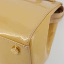 LOUIS VUITTON Vernis Blair MM Hand Bag 2way Rose Florentin M91621 Auth BA12384-13