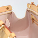 LOUIS VUITTON Vernis Blair MM Hand Bag 2way Rose Florentin M91621 Auth BA12384-22