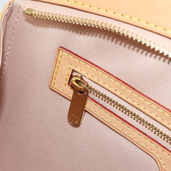 LOUIS VUITTON Vernis Blair MM Hand Bag 2way Rose Florentin M91621 Auth BA12384