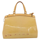 LOUIS VUITTON Vernis Blair MM Hand Bag 2way Rose Florentin M91621 Auth BA12384-3