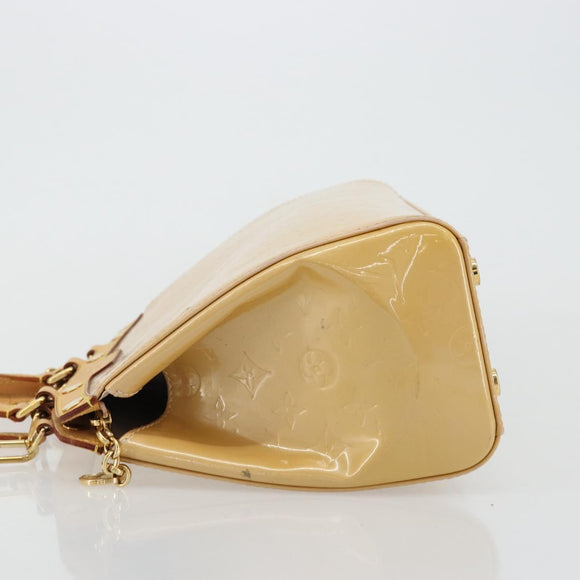 LOUIS VUITTON Vernis Blair MM Hand Bag 2way Rose Florentin M91621 Auth BA12384