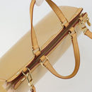 LOUIS VUITTON Vernis Blair MM Hand Bag 2way Rose Florentin M91621 Auth BA12384-7