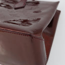 LOUIS VUITTON Monogram Vernis Wilshire PM Bag Pomme D'amour M93642 Auth BA12387A-12