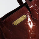 LOUIS VUITTON Monogram Vernis Wilshire PM Bag Pomme D'amour M93642 Auth BA12387A-14