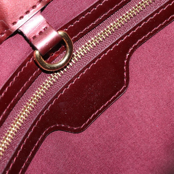 LOUIS VUITTON Monogram Vernis Wilshire PM Bag Pomme D'amour M93642 Auth BA12387A
