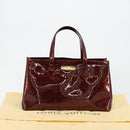LOUIS VUITTON Monogram Vernis Wilshire PM Bag Pomme D'amour M93642 Auth BA12387A-23