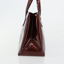 LOUIS VUITTON Monogram Vernis Wilshire PM Bag Pomme D'amour M93642 Auth BA12387A-4