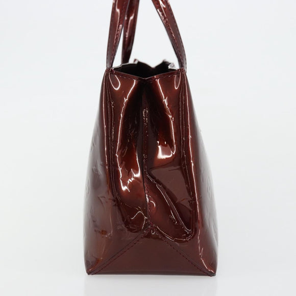 LOUIS VUITTON Monogram Vernis Wilshire PM Bag Pomme D'amour M93642 Auth BA12387A