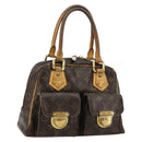 LOUIS VUITTON Monogram Manhattan PM Hand Bag M40026 LV Auth BA12388-1