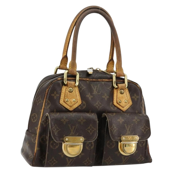 LOUIS VUITTON Monogram Manhattan PM Hand Bag M40026 LV Auth BA12388