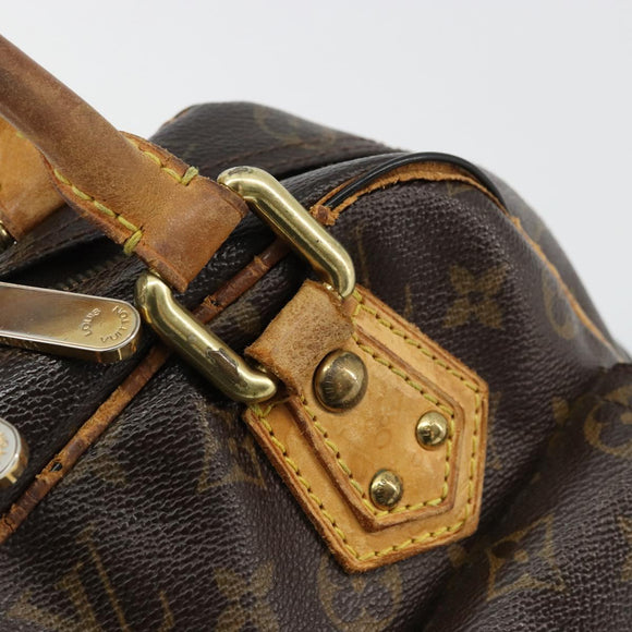 LOUIS VUITTON Monogram Manhattan PM Hand Bag M40026 LV Auth BA12388