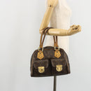 LOUIS VUITTON Monogram Manhattan PM Hand Bag M40026 LV Auth BA12388-22