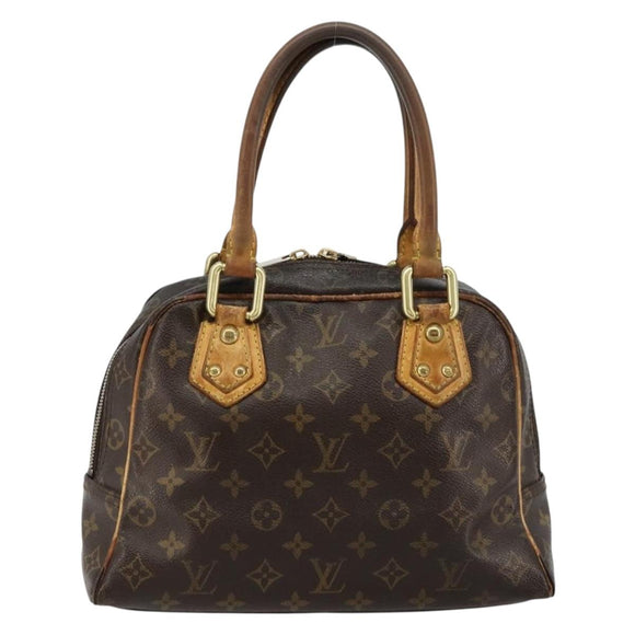 LOUIS VUITTON Monogram Manhattan PM Hand Bag M40026 LV Auth BA12388