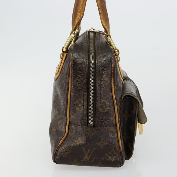 LOUIS VUITTON Monogram Manhattan PM Hand Bag M40026 LV Auth BA12388