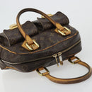 LOUIS VUITTON Monogram Manhattan PM Hand Bag M40026 LV Auth BA12388-6