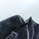 BALLY Quilted Chain Shoulder Bag Leather Black Gold Auth BA1239-18