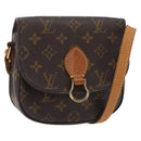 LOUIS VUITTON Monogram Saint Cloud PM Shoulder Bag M51244 LV Auth BA12390-1