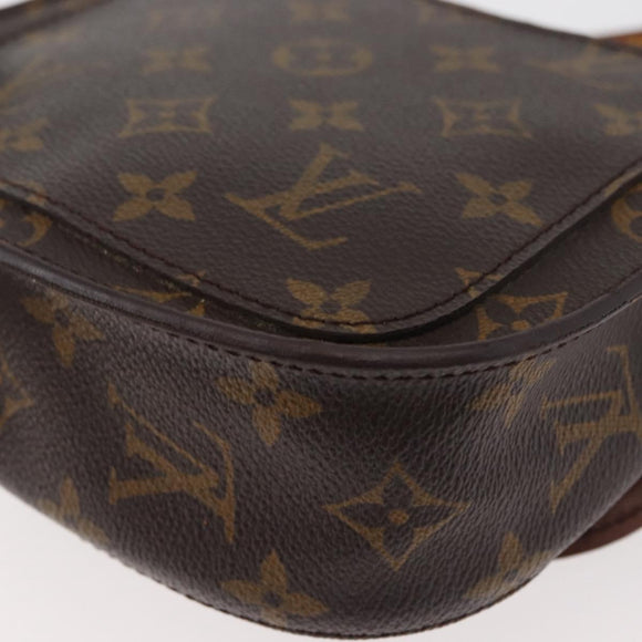 LOUIS VUITTON Monogram Saint Cloud PM Shoulder Bag M51244 LV Auth BA12390