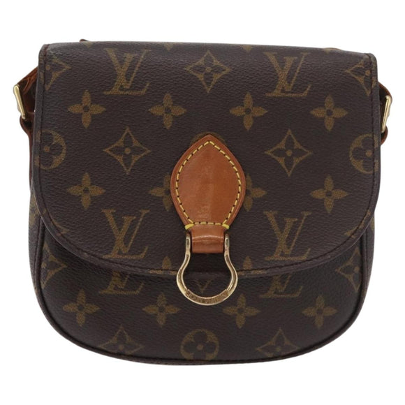 LOUIS VUITTON Monogram Saint Cloud PM Shoulder Bag M51244 LV Auth BA12390