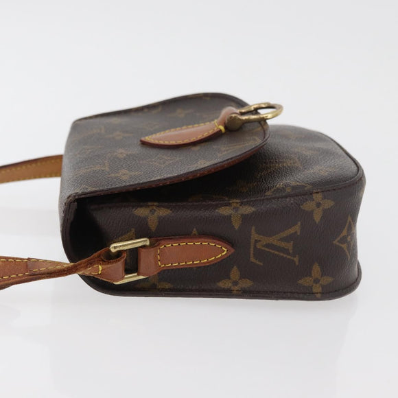 LOUIS VUITTON Monogram Saint Cloud PM Shoulder Bag M51244 LV Auth BA12390