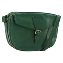 LOUIS VUITTON Epi Jeune Fille MM Shoulder Bag Green M52154 LV Auth BA12391-1
