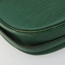 LOUIS VUITTON Epi Jeune Fille MM Shoulder Bag Green M52154 LV Auth BA12391-16