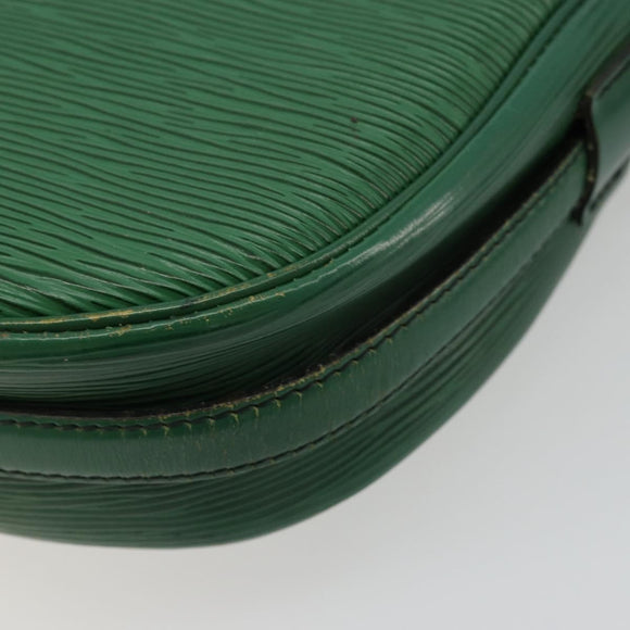 LOUIS VUITTON Epi Jeune Fille MM Shoulder Bag Green M52154 LV Auth BA12391