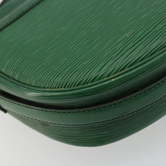 LOUIS VUITTON Epi Jeune Fille MM Shoulder Bag Green M52154 LV Auth BA12391