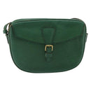 LOUIS VUITTON Epi Jeune Fille MM Shoulder Bag Green M52154 LV Auth BA12391-13