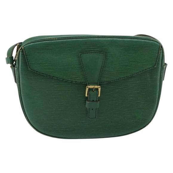 LOUIS VUITTON Epi Jeune Fille MM Shoulder Bag Green M52154 LV Auth BA12391