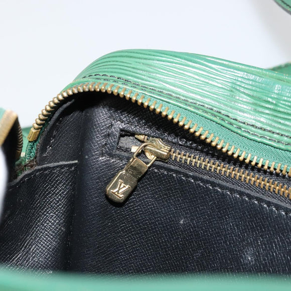 LOUIS VUITTON Epi Jeune Fille MM Shoulder Bag Green M52154 LV Auth BA12391