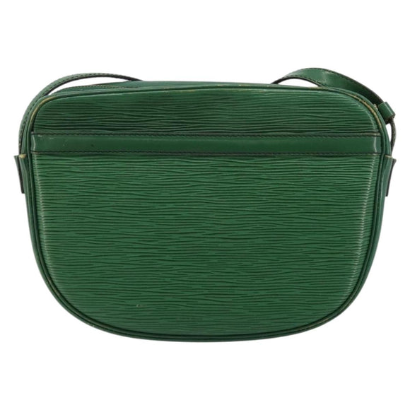 LOUIS VUITTON Epi Jeune Fille MM Shoulder Bag Green M52154 LV Auth BA12391