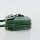 LOUIS VUITTON Epi Jeune Fille MM Shoulder Bag Green M52154 LV Auth BA12391-4