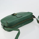 LOUIS VUITTON Epi Jeune Fille MM Shoulder Bag Green M52154 LV Auth BA12391-6