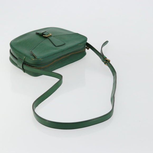 LOUIS VUITTON Epi Jeune Fille MM Shoulder Bag Green M52154 LV Auth BA12391