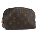 LOUIS VUITTON Monogram Pochette Cosmetic PM Pouch M43998 LV Auth BA12392-1