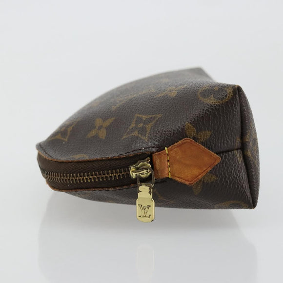 LOUIS VUITTON Monogram Pochette Cosmetic PM Pouch M43998 LV Auth BA12392