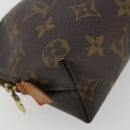 LOUIS VUITTON Monogram Pochette Cosmetic PM Pouch M43998 LV Auth BA12392-14