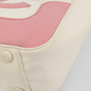CHANEL Tote Bag Canvas Beige Gold CC Auth BA12393-15