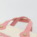 CHANEL Tote Bag Canvas Beige Gold CC Auth BA12393-14