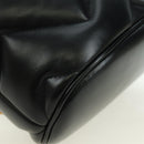 GUCCI GG Marmont Backpack Leather Black Gold 777253 Auth BA12395SAV-16