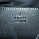 GUCCI GG Marmont Backpack Leather Black Gold 777253 Auth BA12395SAV-24